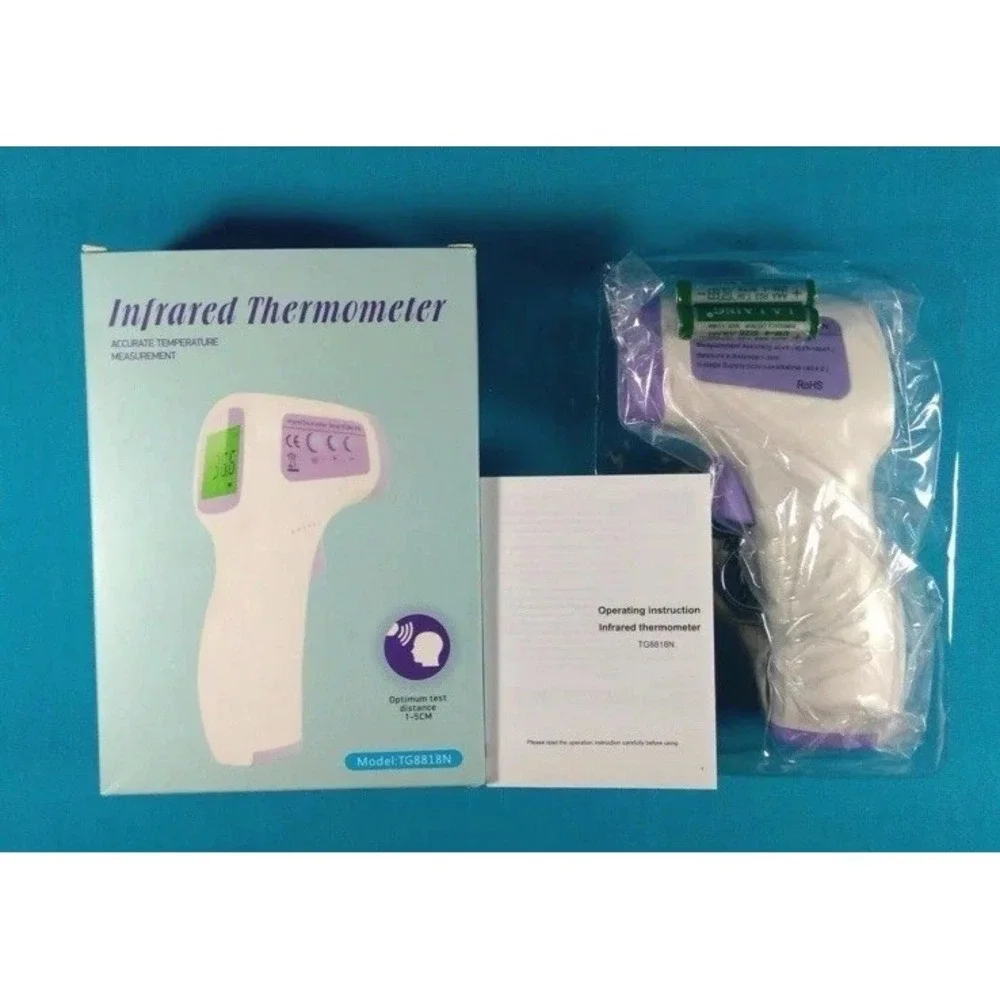 NIB~ Infrared Digital Thermometer~ Forehead 1-5cm Measuring Distance ‎ TG8818N